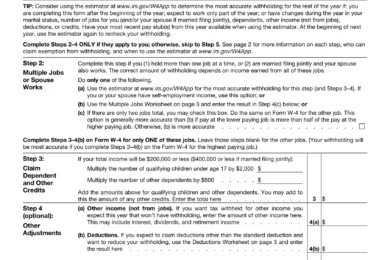 2025 IRS Form W-4