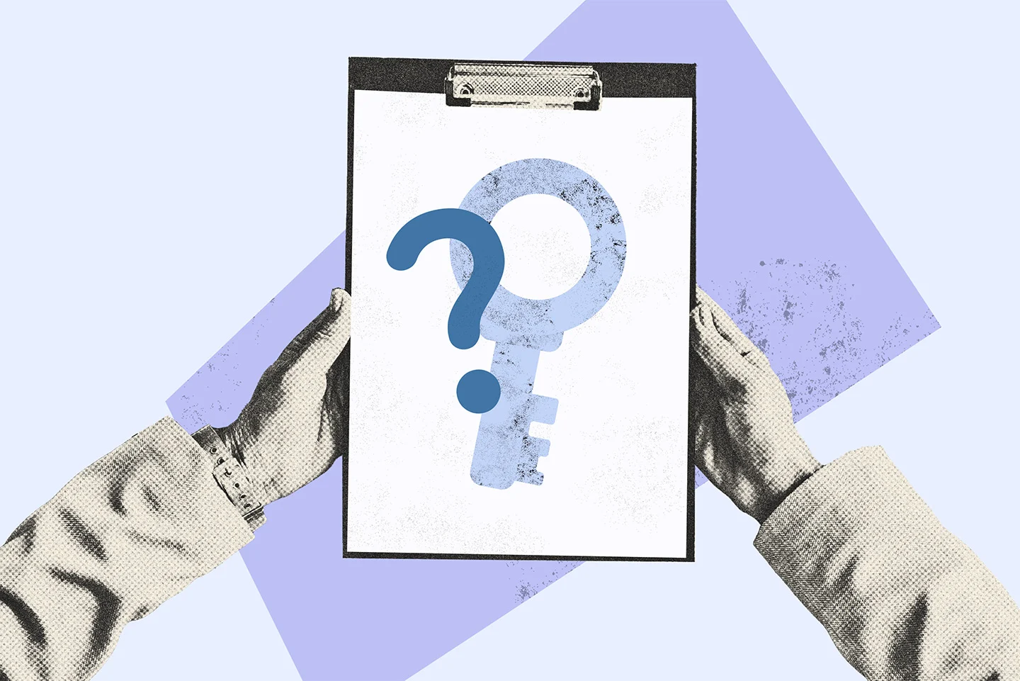 A man holding a clipboard and reviewing questions that landlords cannot ask rental applicants