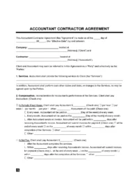 Accounting Consultant Agreement