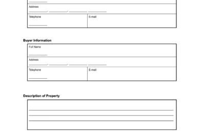 Alaska Bill of Sale Template