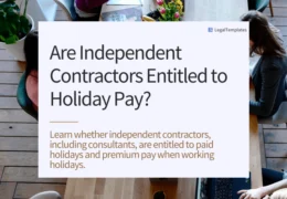 Are Independent Consultants Entitled to Federal Holiday Pay