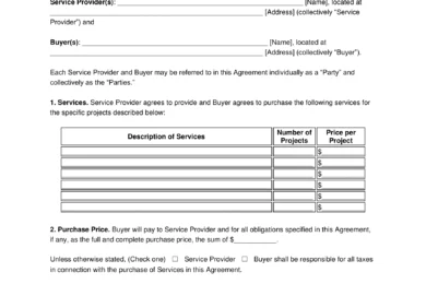 Cleaning Service Contract Template
