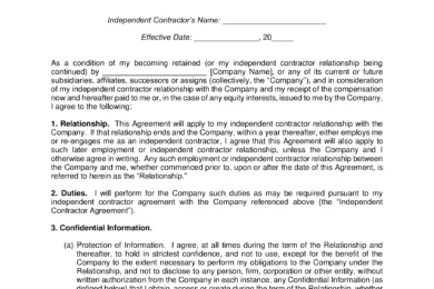 Confidential Information and Invention Assignment Agreement Template