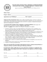 Delaware Exempt Property Certification