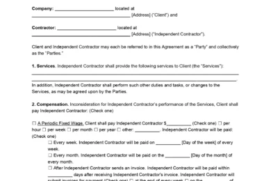 Financial Advisor Consultant Agreement