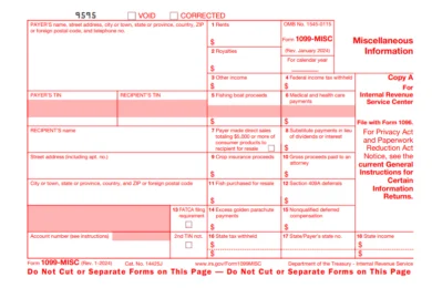 Form 1099-MISC for 2023