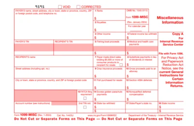 Form 1099-MISC for 2023