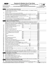Form 8829 for 2025