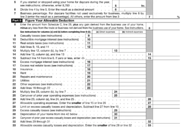 Form 8829 for 2025