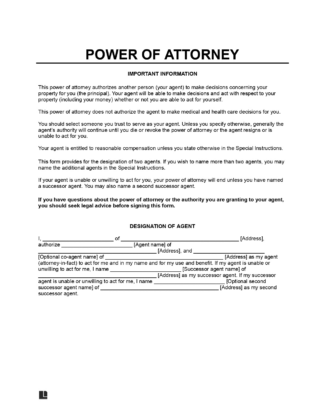 General Power of Attorney