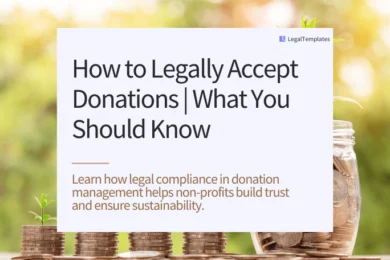 How to Legally Accept Donations as a Non-Profit