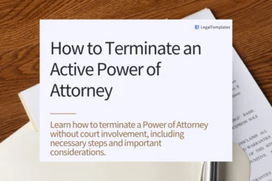 How to Terminate an Active Power of Attorney