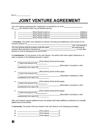 Joint Venture Agreement