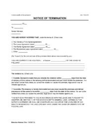 Massachusetts Notice to Quit Non-Compliance