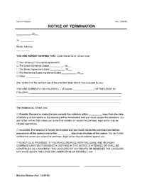 Michigan Notice to Quit Non-Compliance