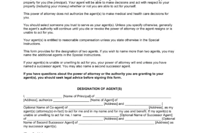 Mississippi Durable Power of Attorney Form