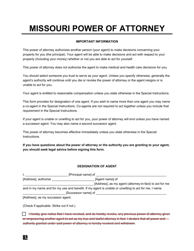 Missouri-Power-of-Attorney