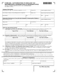 North Dakota Tax Power of Attorney (Form 500)