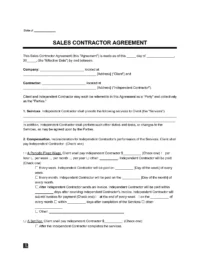 Sales Consultant Agreement Template