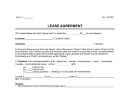 Standard Lease Agreement