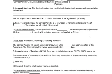 Web Development Retainer Agreement