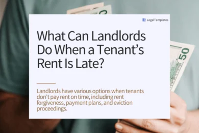 What Can Landlords Do When a Tenant’s Rent Is Late