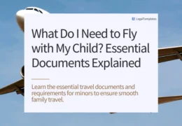 What Do I Need to Fly with My Child