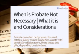 When is Probate Not Necessary