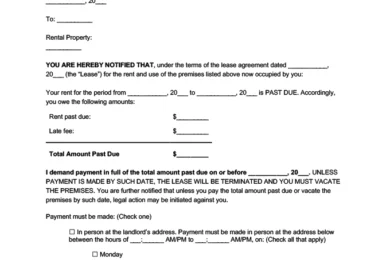 Illinois Eviction Notice