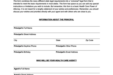 Mississippi Medical Power of Attorney Form
