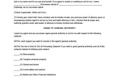 Oklahoma power of attorney