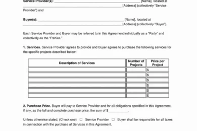 Flooring Contract Template