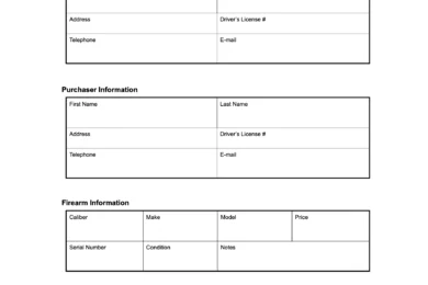 massachusetts firearm bill of sale