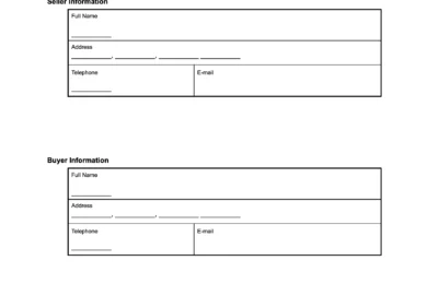 Nevada Bill of Sale Form