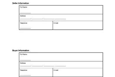 Pennsylvania Bill of Sale Form