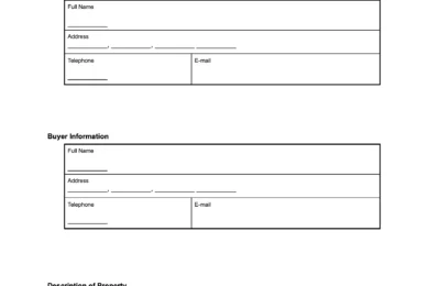 Rhode Island Bill of Sale Form