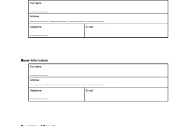 Virginia Bill of Sale Form